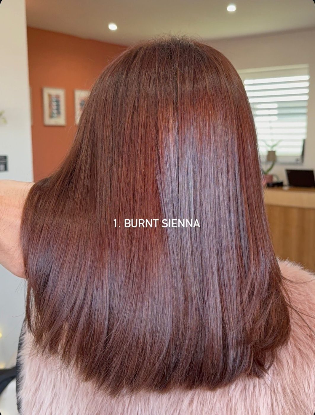 Brushing lisse cuivré profond "Burnt Sienna" - EL SOLÉ